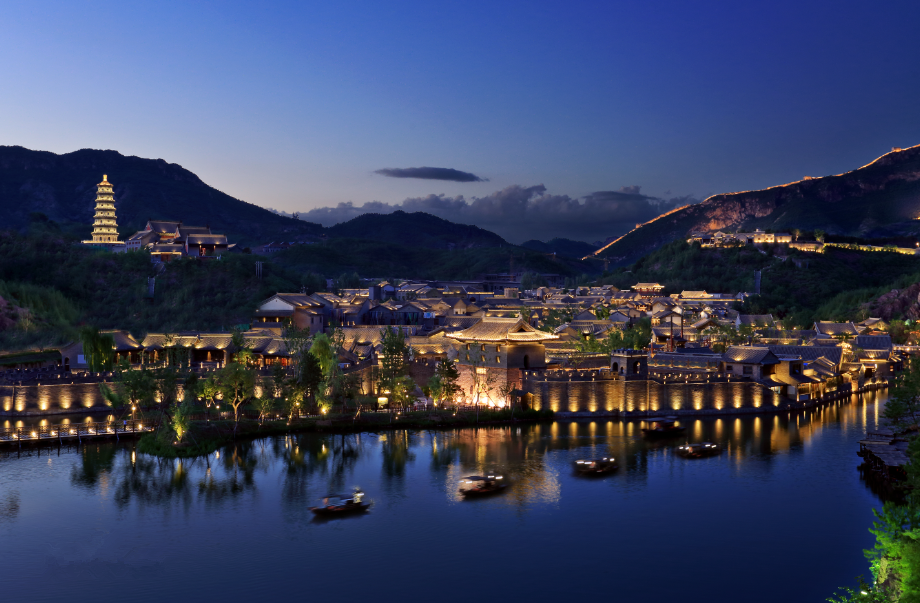 古北水镇夜景